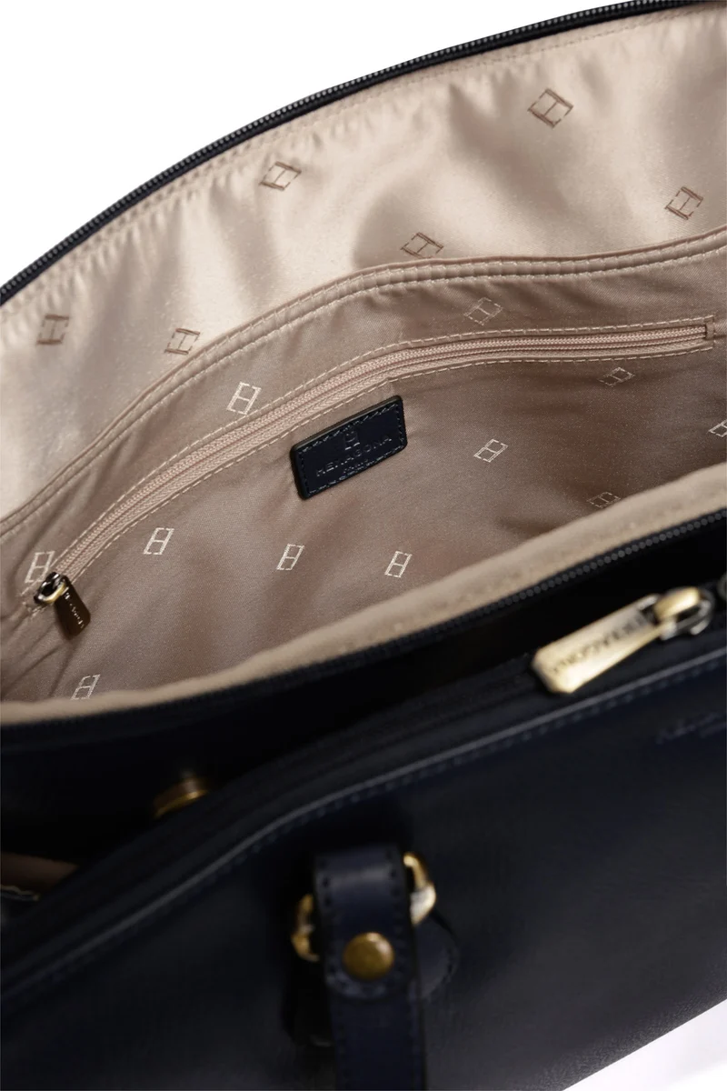 Sac porté épaule 2 anses - Tablette & A4 - Cuir