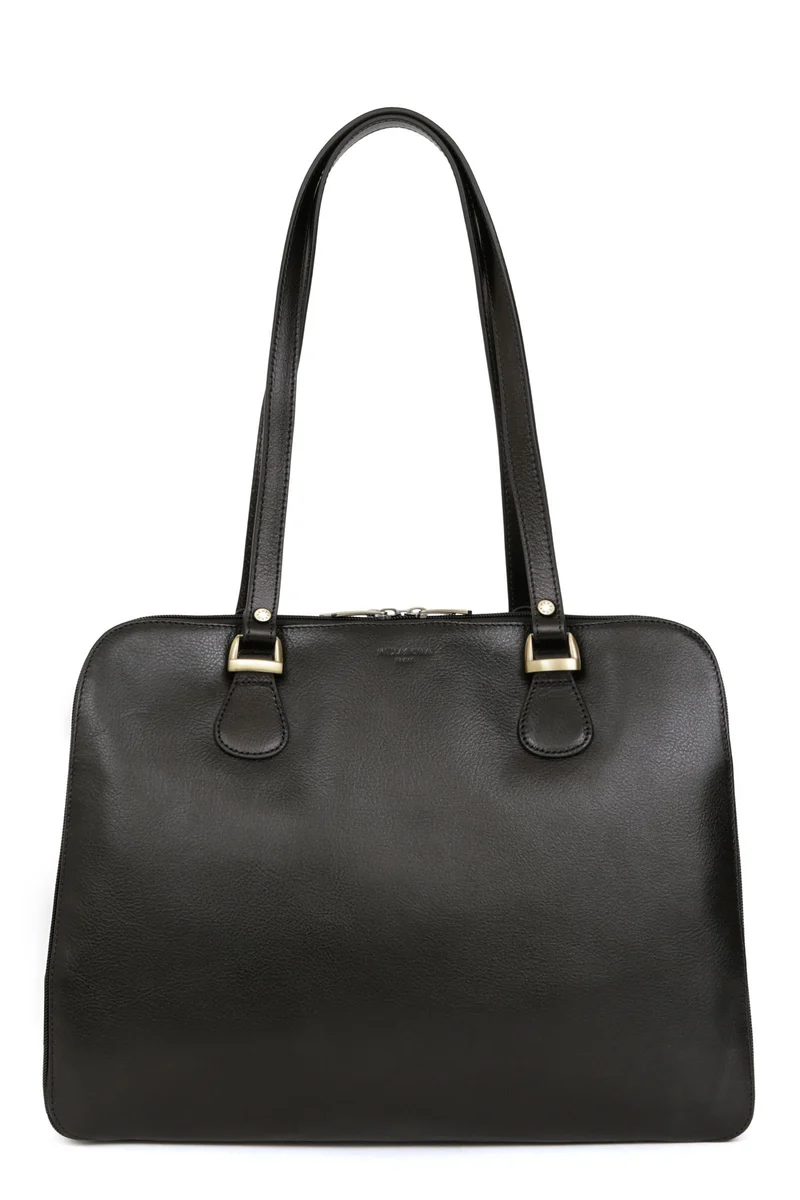 Sac porté épaule 2 anses - Tablette & A4 - Cuir