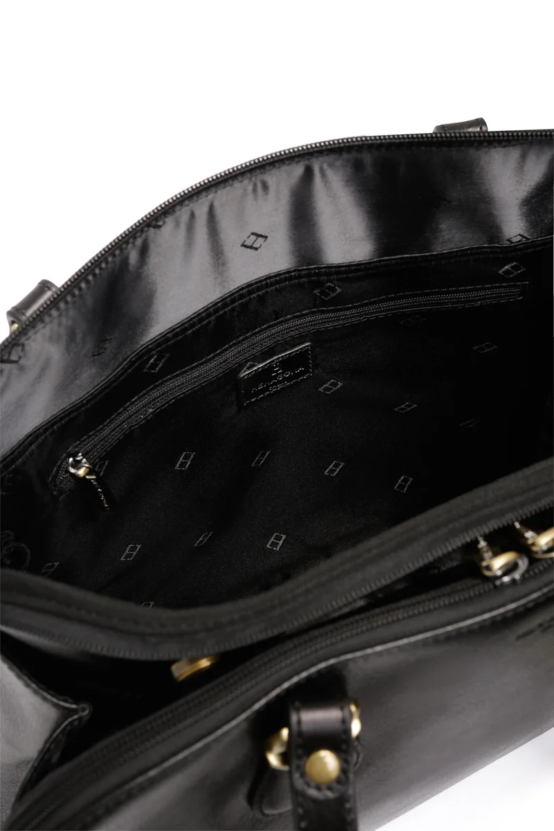 Sac porté épaule 2 anses - Tablette & A4 - Cuir