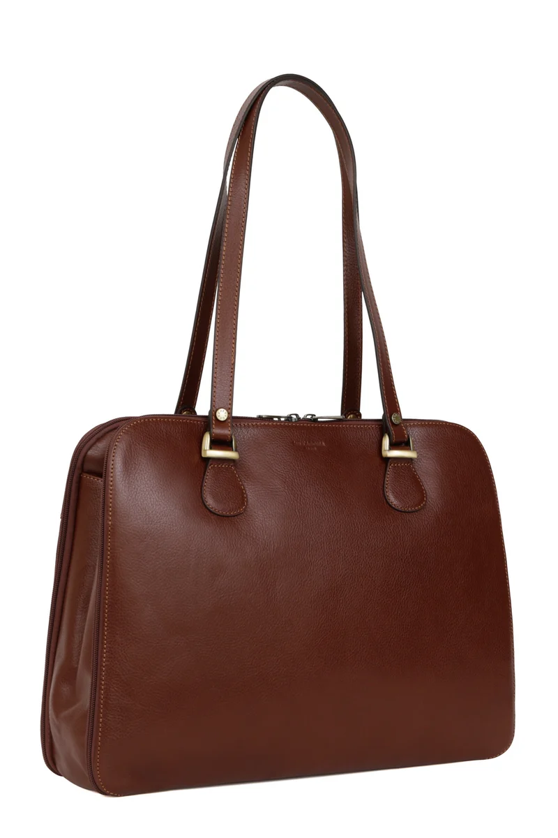 Sac porté épaule 2 anses - Tablette & A4 - Cuir