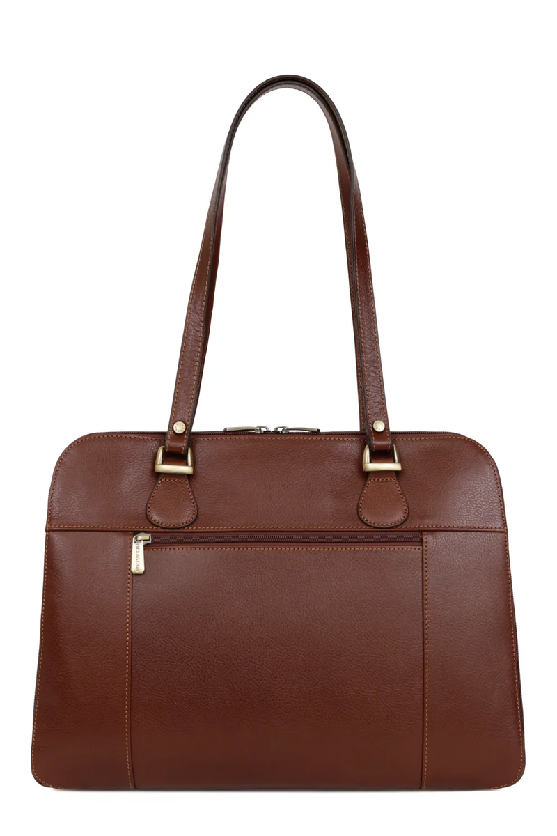 Sac porté épaule 2 anses - Tablette & A4 - Cuir