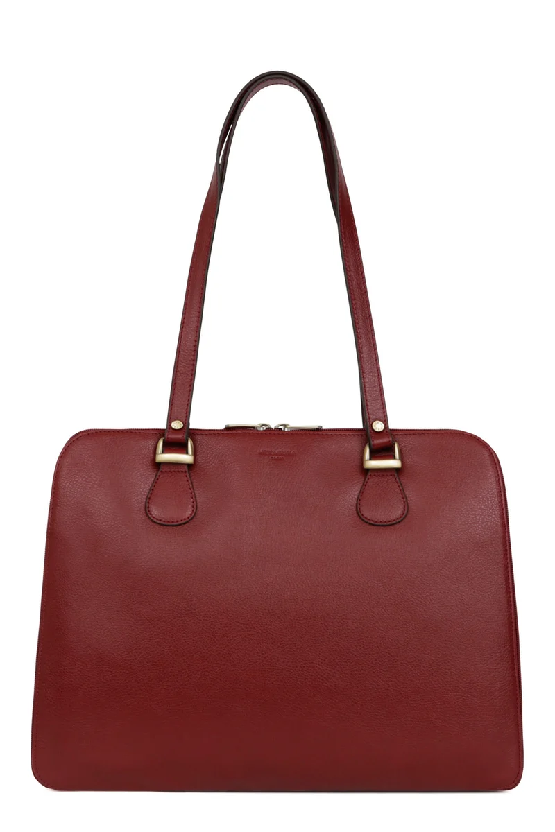 Sac porté épaule 2 anses - Tablette & A4 - Cuir