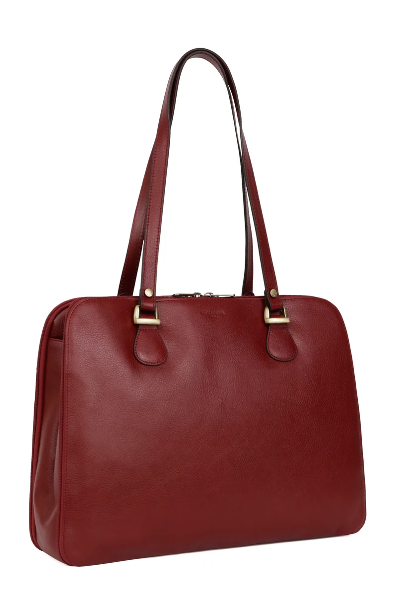 Sac porté épaule 2 anses - Tablette & A4 - Cuir