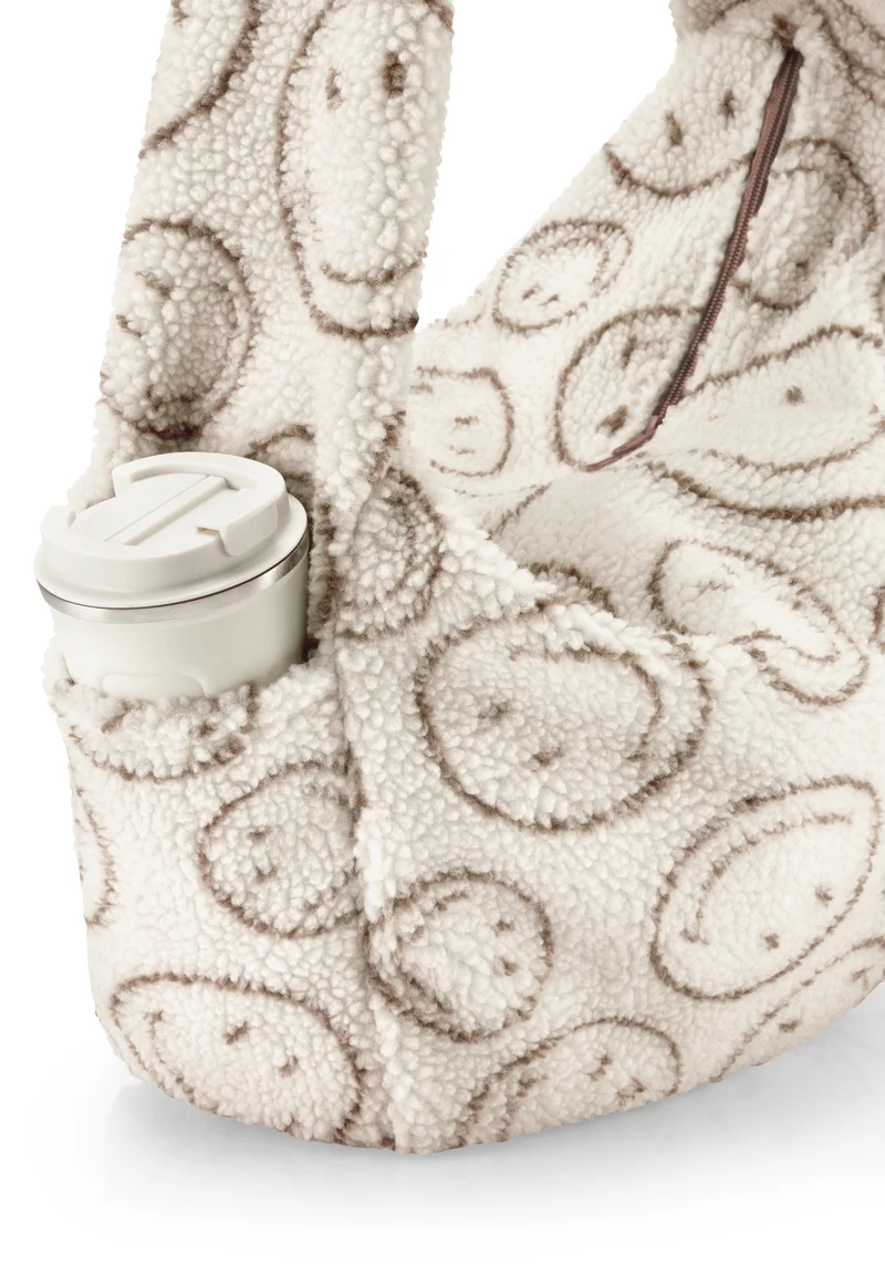Moonbag Smiley® Teddy Chocolate - Hobo Bag