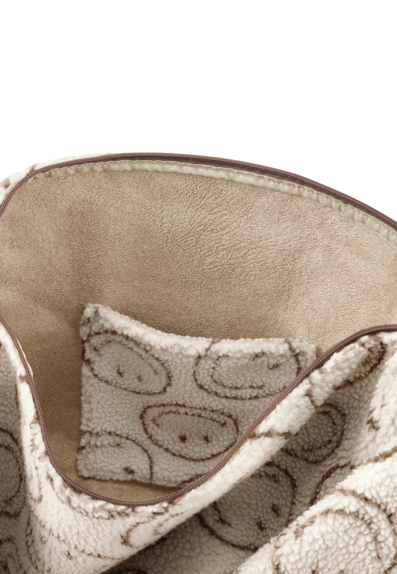 Moonbag Smiley® Teddy Chocolate - Hobo Bag