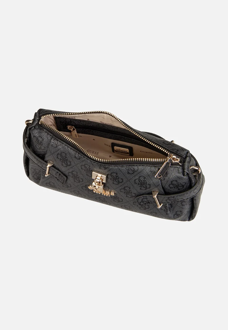 Yesba Mini Top Zip Coal Logo - Umhängetasche