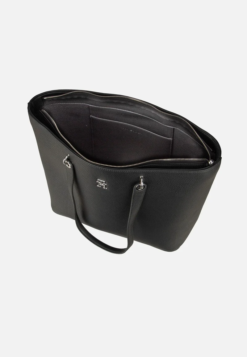 TH Emblem Tote Black - Shopper