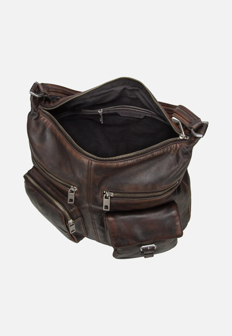Andrea Hobo M Lamb Snowcem Roasted Coconut - Hobo Bag