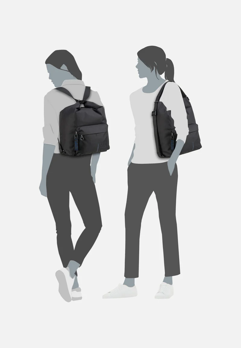 MD20 Hobo QMT09 Black - Rucksack