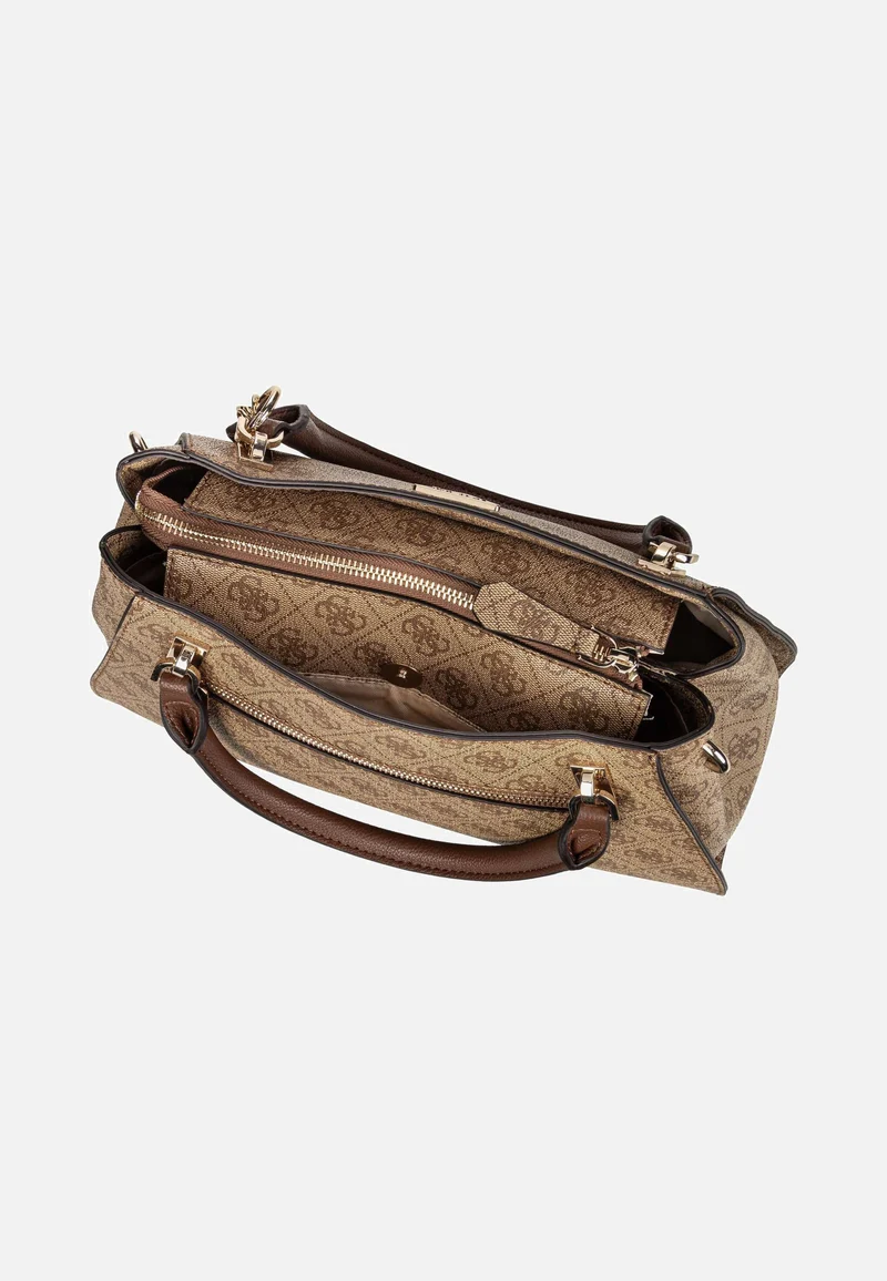 Noelle II Luxury SAT 72070 Logo Latte/Brown - Henkeltasche