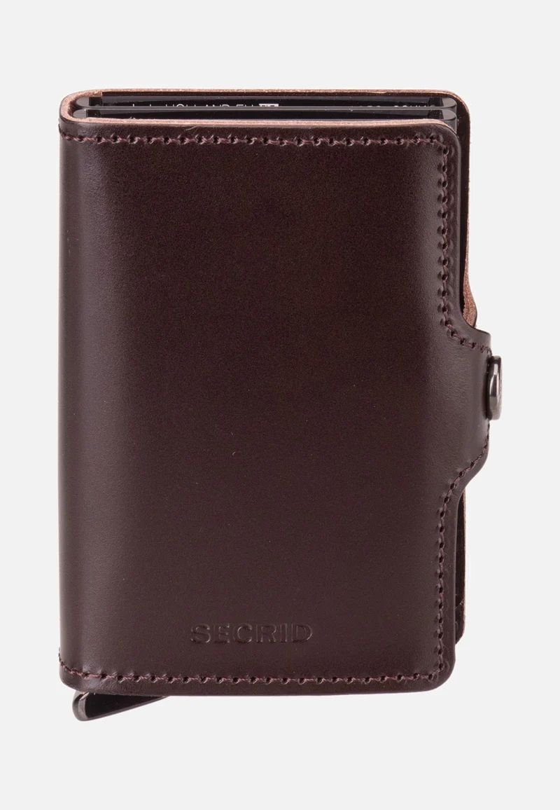 Twinwallet Dusk Dark Brown+ - Portemonnaie