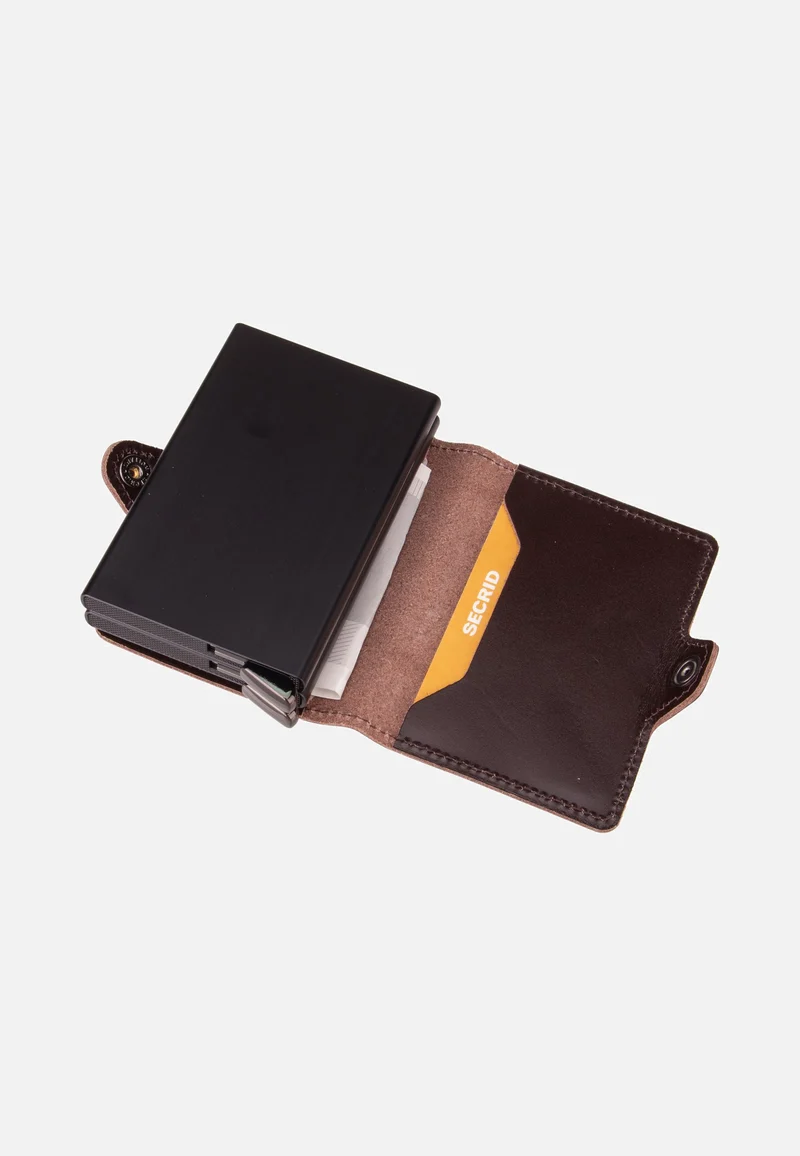 Twinwallet Dusk Dark Brown+ - Portemonnaie