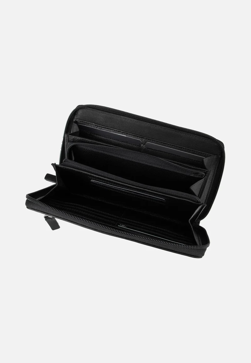 Black Magic Zip-Ladies Longwallet Black - Portemonnaie