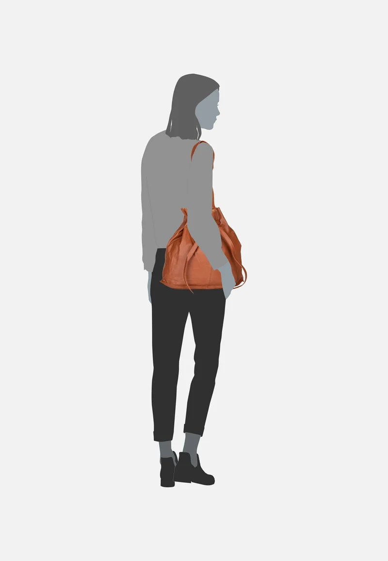 Eva Nappa NR-2M Caramel - Bucket Bag