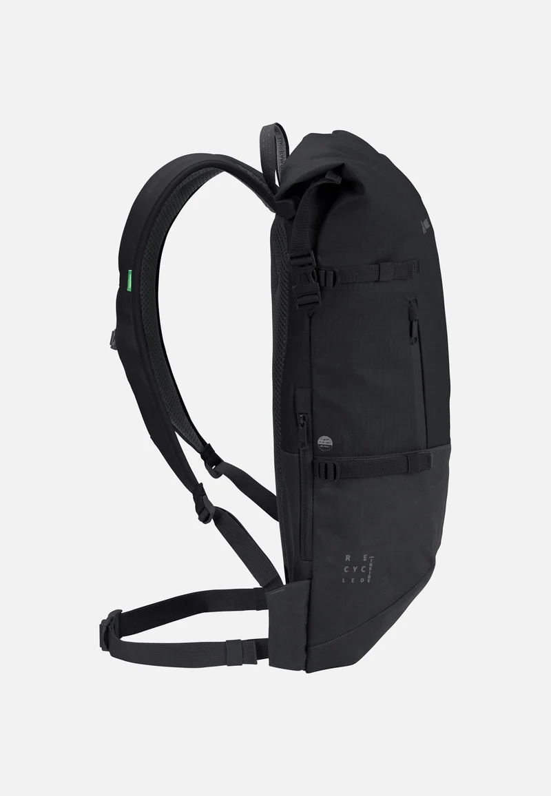 CityGo 23 II Black - Rolltop Rucksack