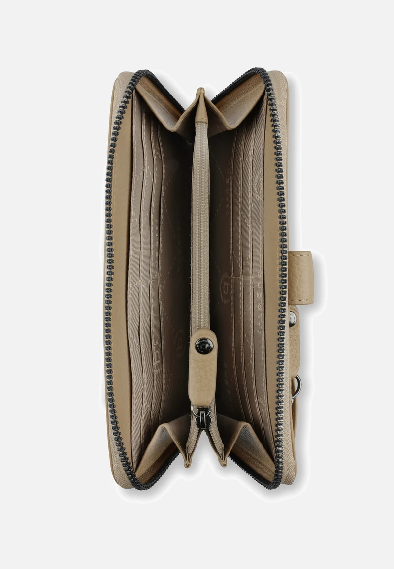 Elsa Long Ladies Zip Key Sand - Portemonnaie