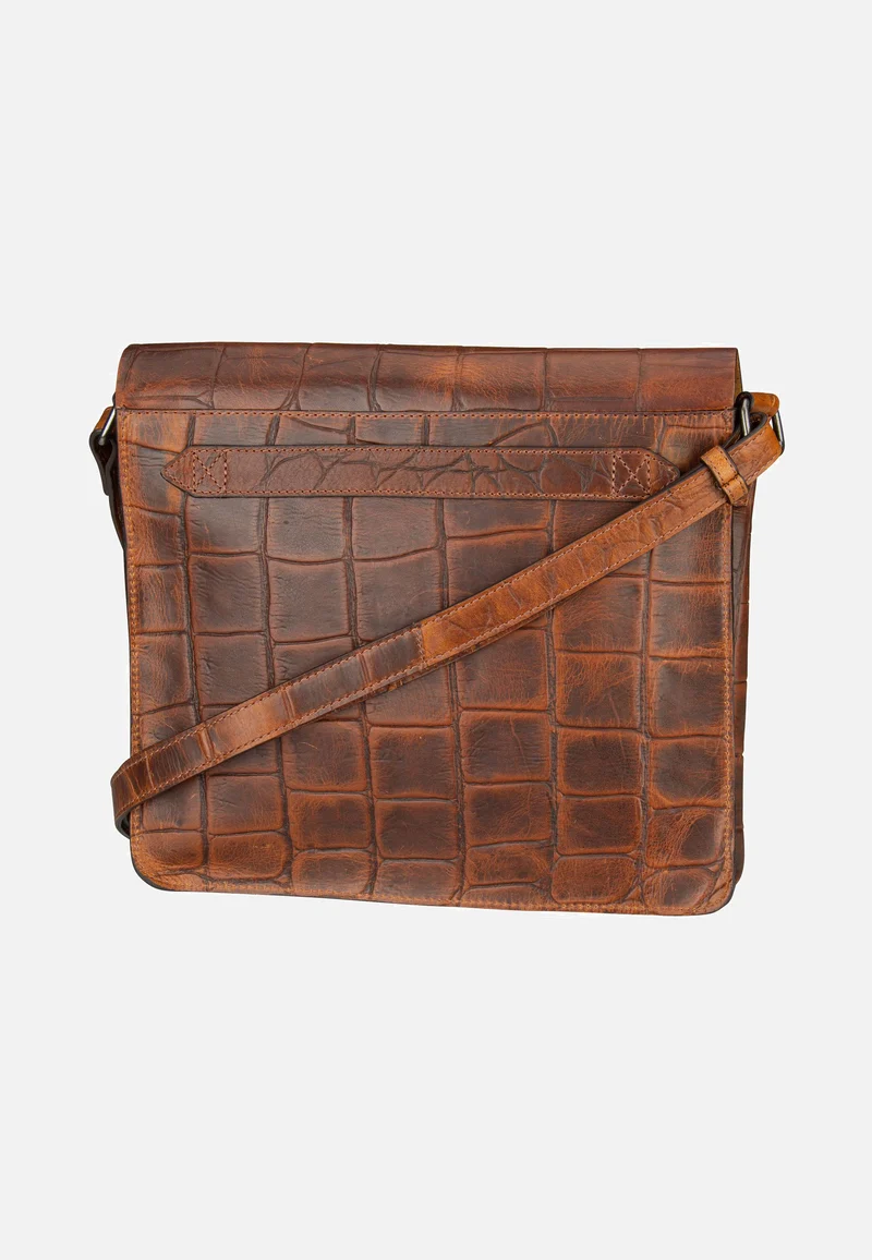Nevio Cognac - Messenger Bag