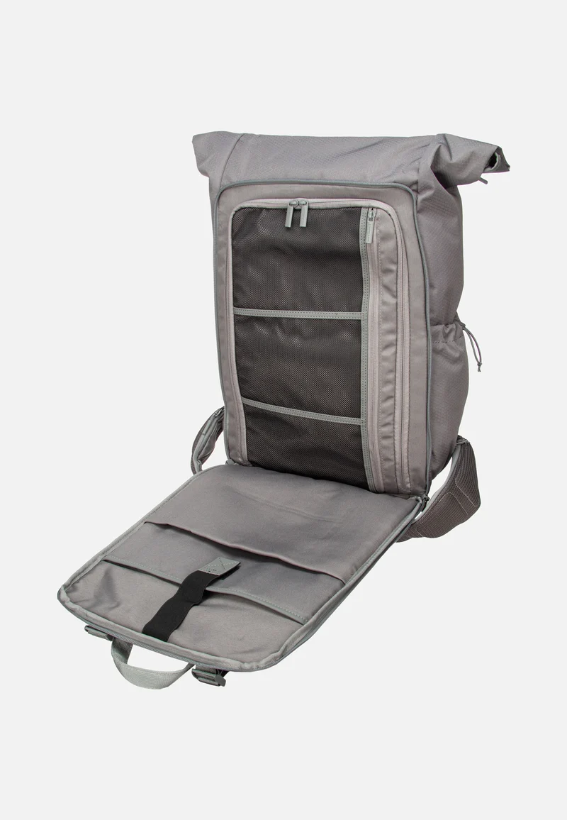 Banff Stone Grey - Rolltop Rucksack