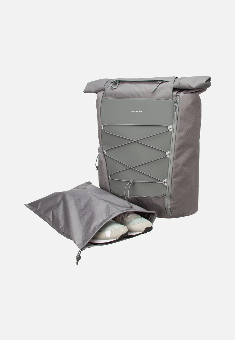 Banff Stone Grey - Rolltop Rucksack