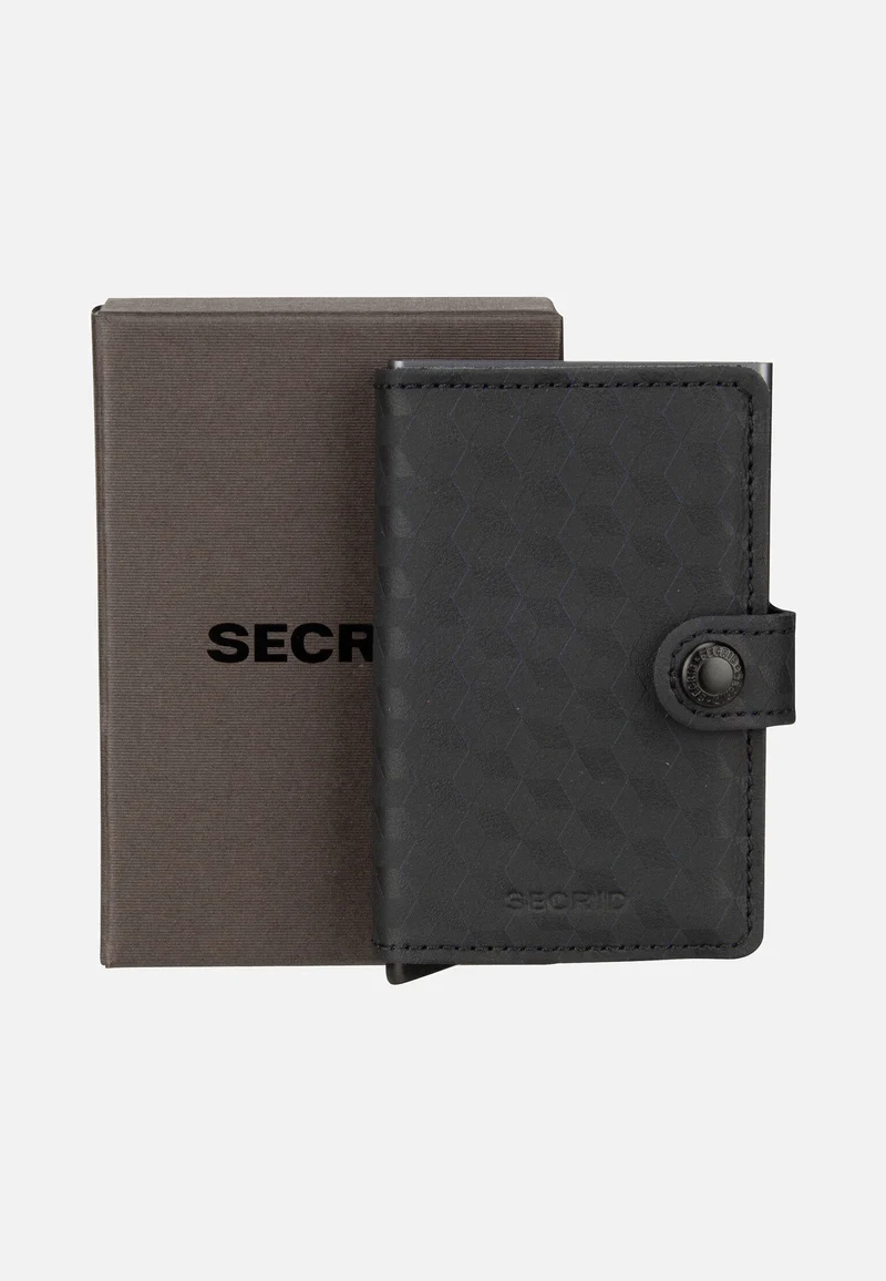 Miniwallet Optical Black-Titanium - Portemonnaie