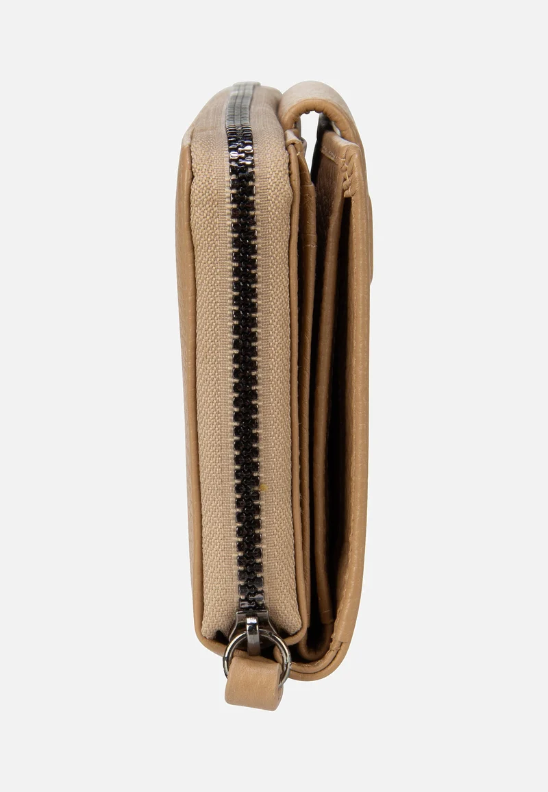 Elsa Ladies Zip Large Sand - Portemonnaie