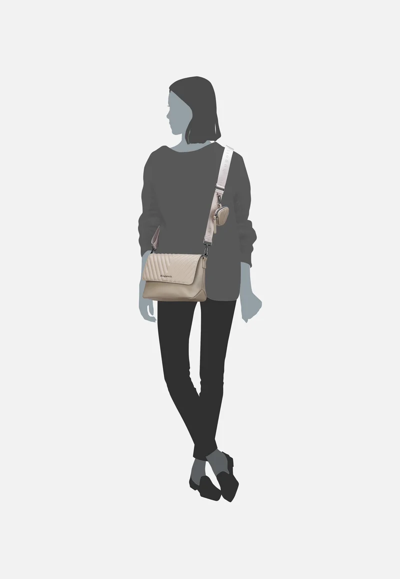 Sira Large II Beige - Crossbody Bag
