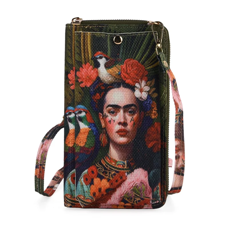 2-teiliges Taschenset - Shopper und Handytasche, ca. 40 x 12 x 35 cm (Shopper), ca. 20 x 11 x 2 cm (Handytasche), Sonnenblumen von Van Gogh