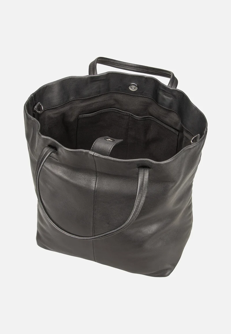 Hera L Sheep Natural Black - Hobo Bag