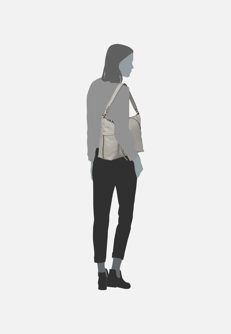 Mila Tokyo M 2165111 Steel - Hobo Bag
