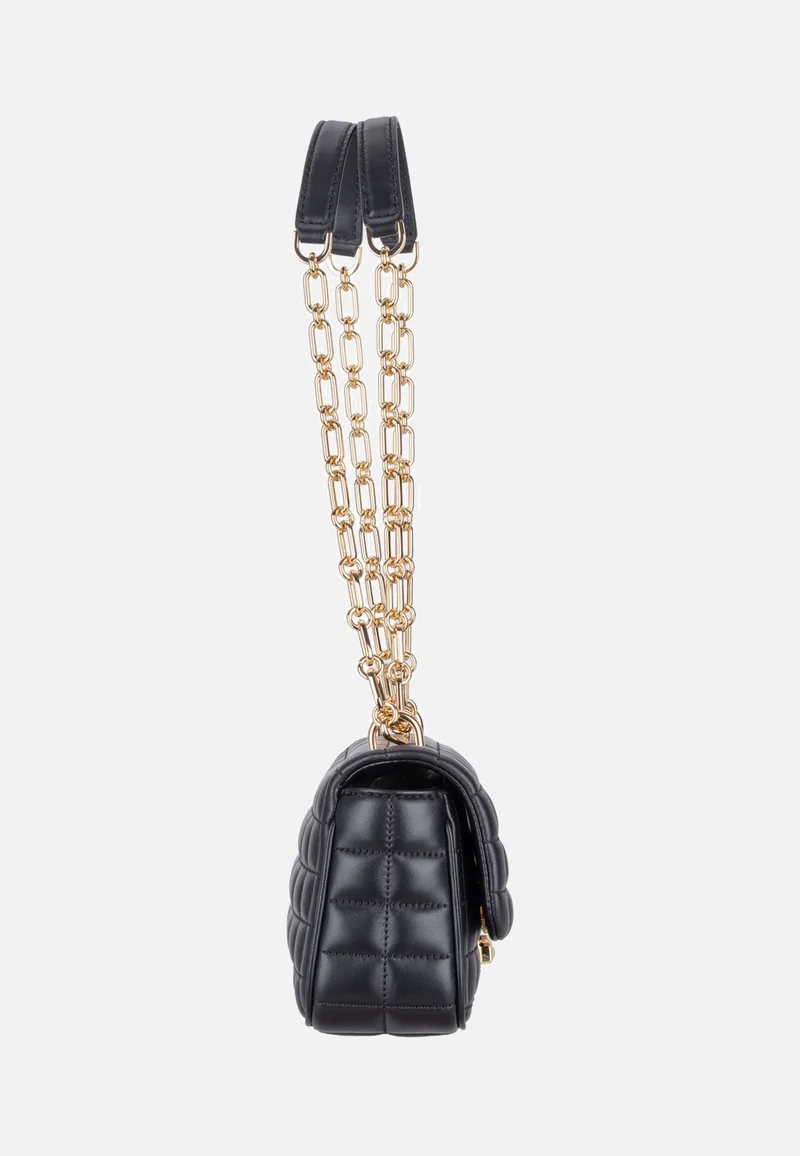Tribeca Small Conv Chain Shldr Black - Abendtasche
