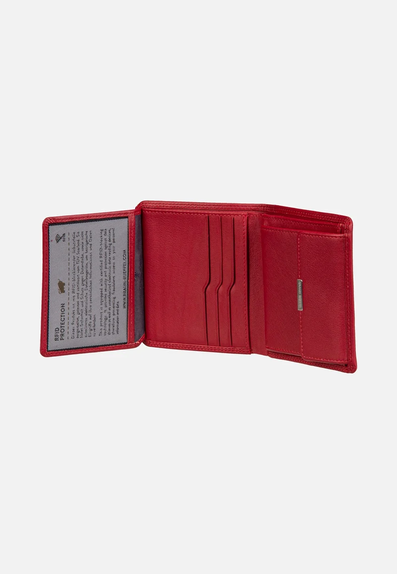 Golf RFID Coin Wallet Carré 6Cs Red - Portemonnaie