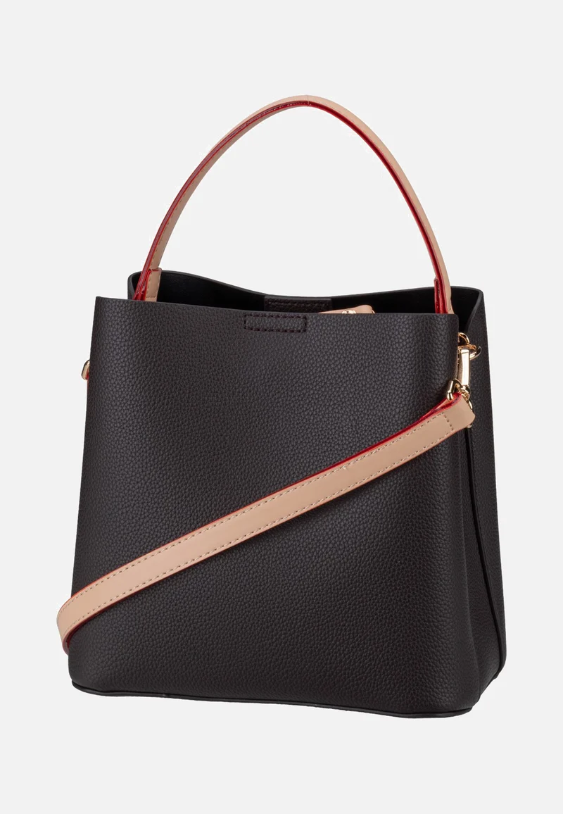 Ella Top Handle Bag Darkbrown - Satchel