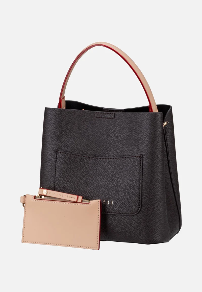 Ella Top Handle Bag Darkbrown - Satchel