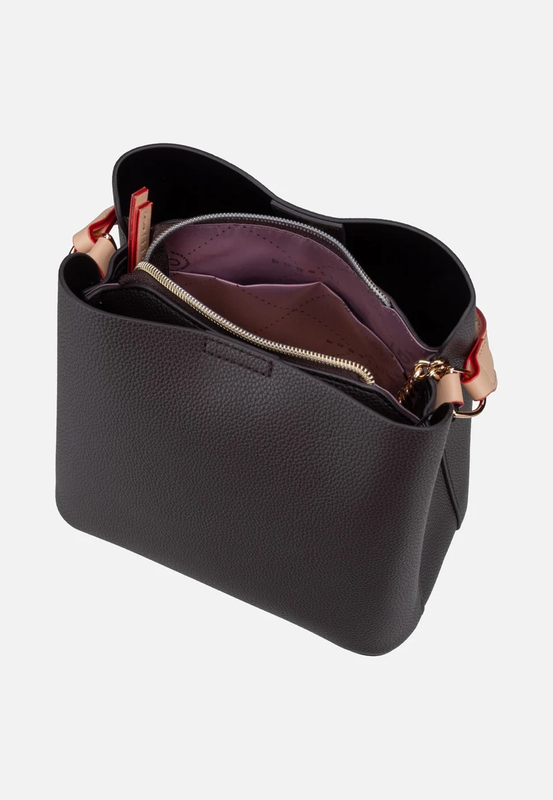 Ella Top Handle Bag Darkbrown - Satchel