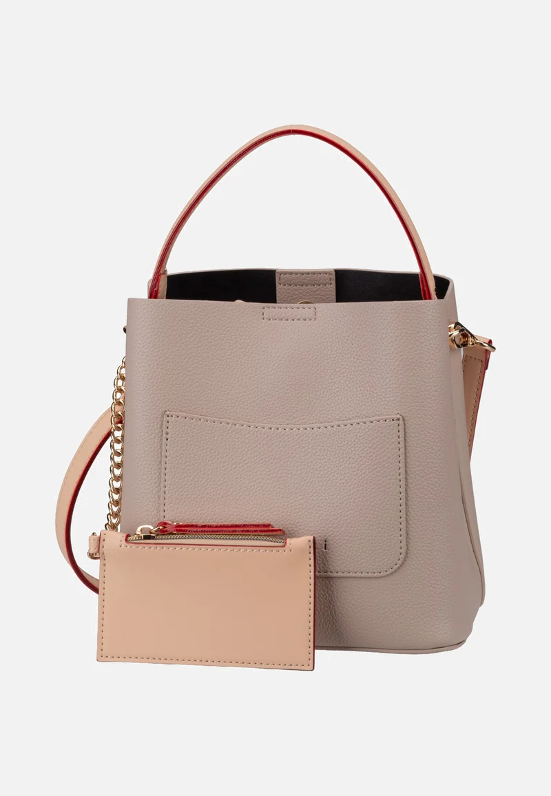 Ella Top Handle Bag Beige - Satchel