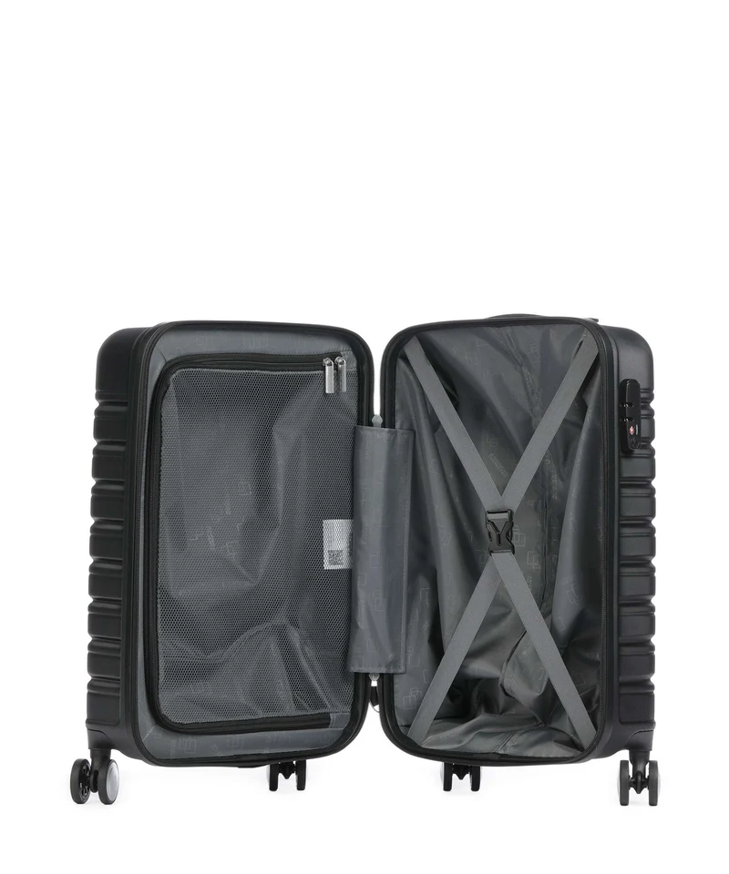 American Tourister Flashline 4-Rollen Trolley shadow black