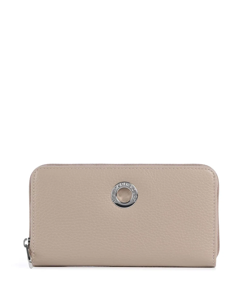 Mandarina Duck Mellow Leather Geldbörse warm taupe