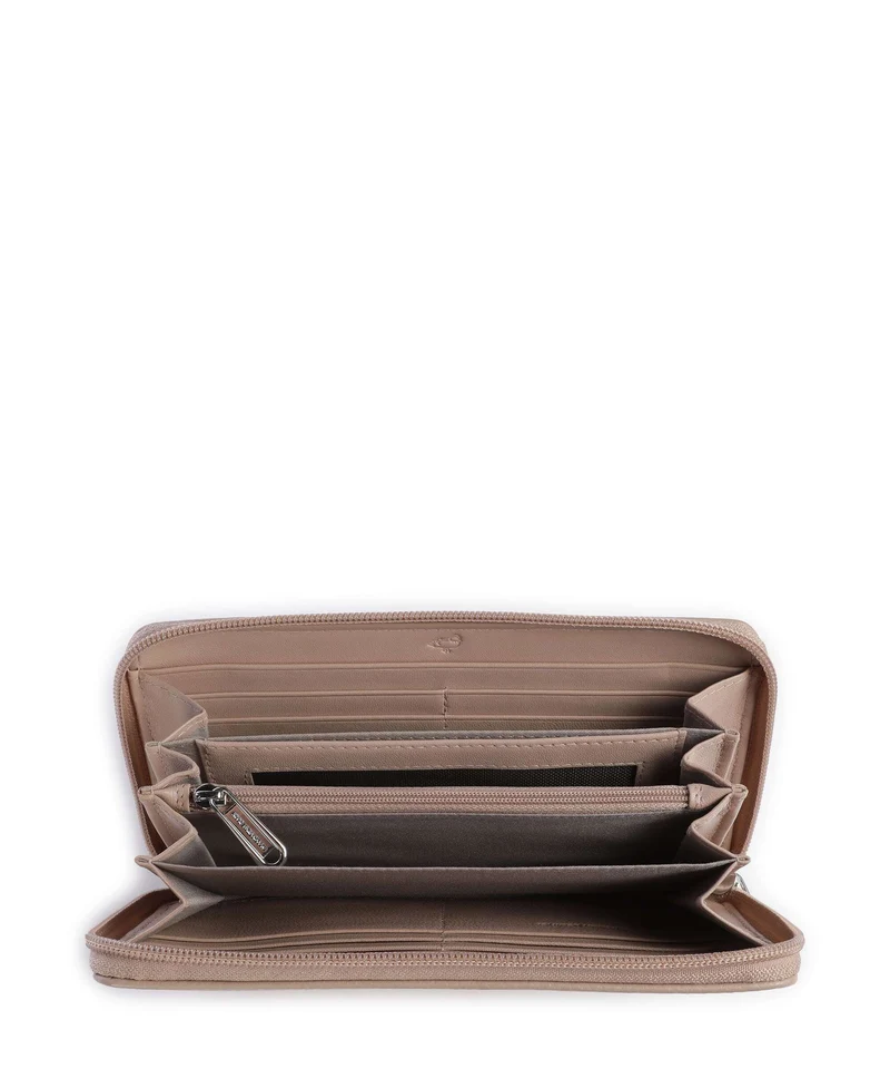 Mandarina Duck Mellow Leather Geldbörse warm taupe