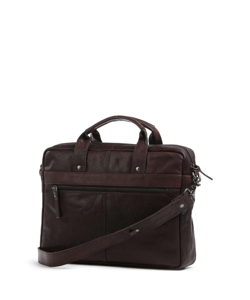 Spikes & Sparrow Bronco Aktentasche dark brown