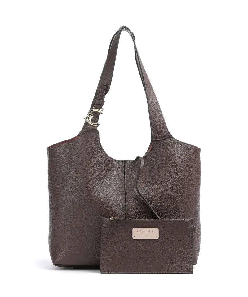 Coccinelle C-Easy Beuteltasche brunette