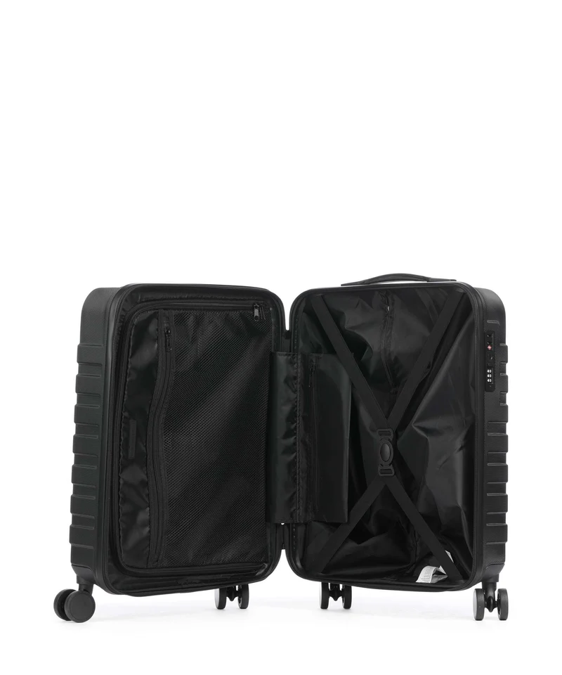 Valentino Bags Starlight 4-Rollen Trolley nero