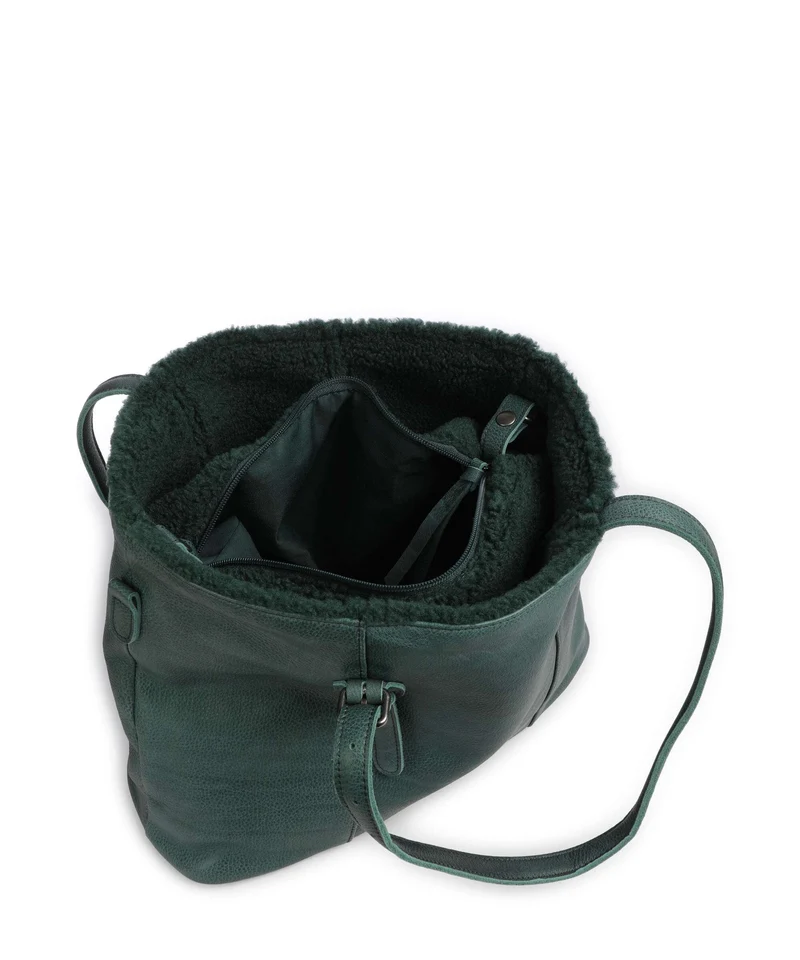 FredsBruder Inside Out Shopper petrol green
