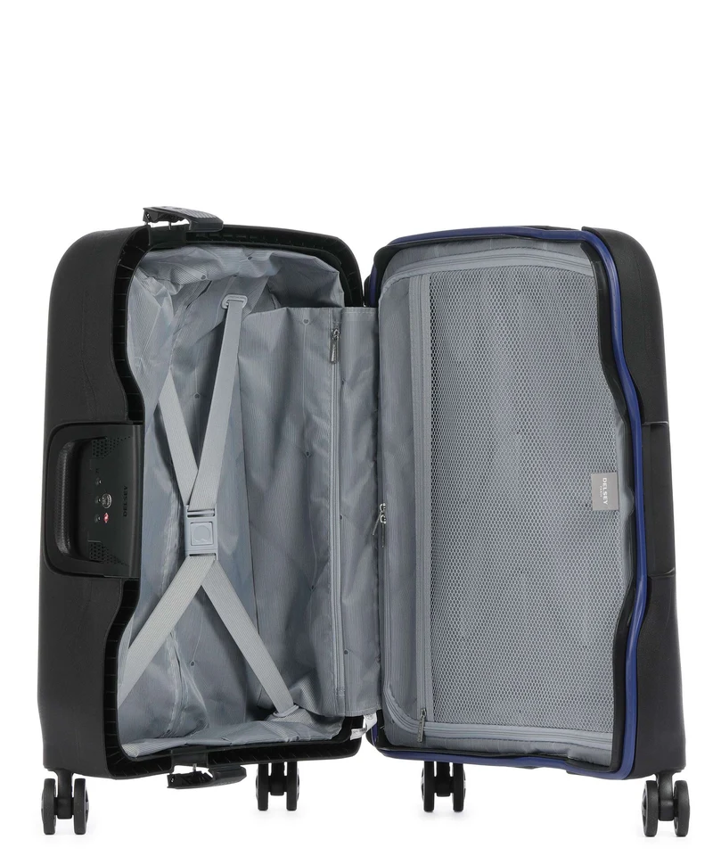 Delsey Paris Moncey 4-Rollen Trolley schwarz