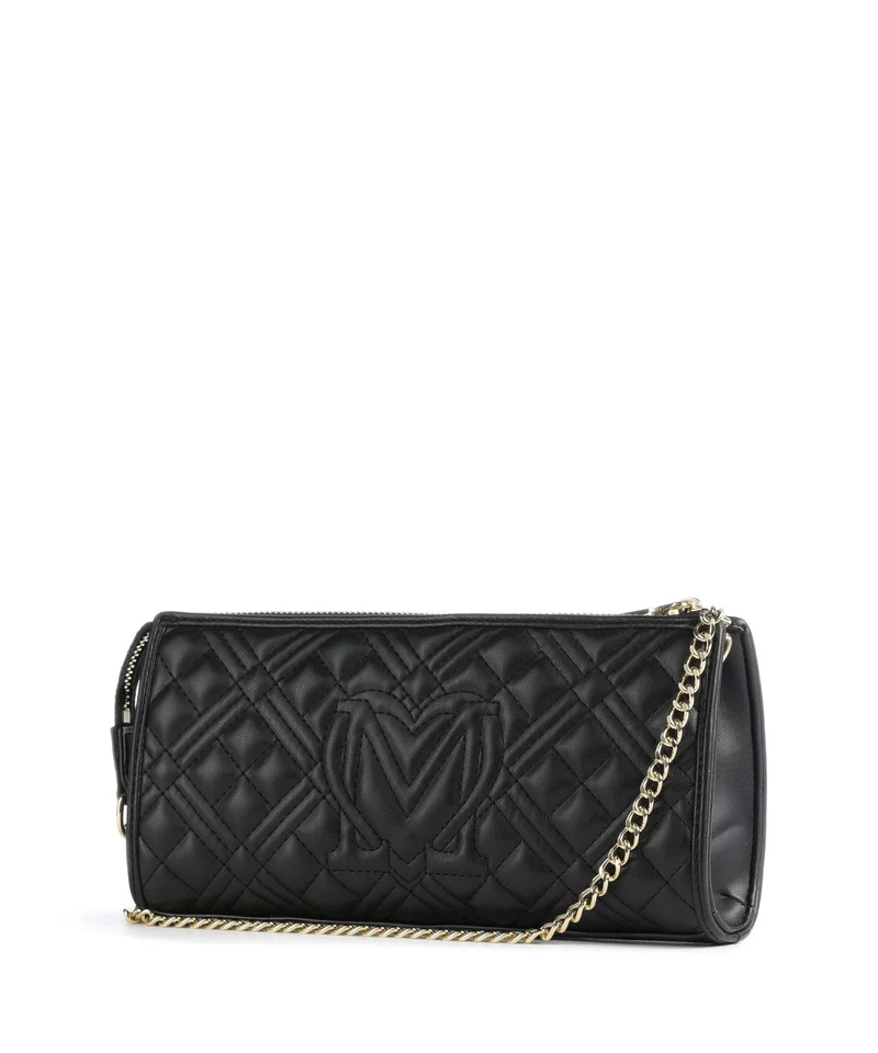Love Moschino Quilted Schultertasche nero