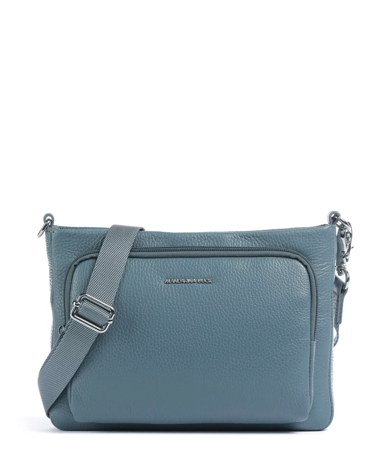 Mandarina Duck Mellow Leather Umhängetasche iron