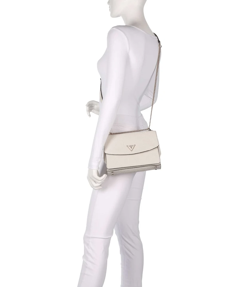 Guess Cresidia Schultertasche bone logo