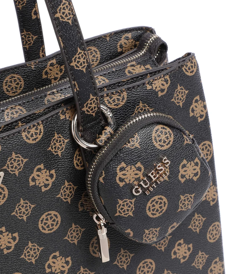Guess Power Play Shopper mocha logo