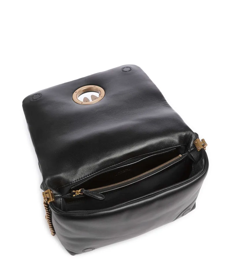 Pinko Love Click Puff Classic Umhängetasche nero/antique gold
