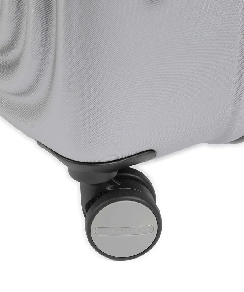 Mandarina Duck Logoduck+ 4-Rollen Trolley silver