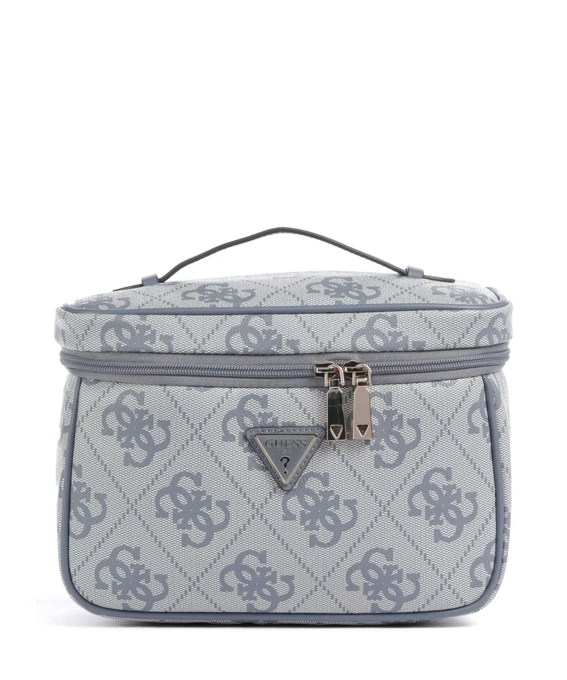 Guess Berta 4G Logo Kulturbeutel slate grey
